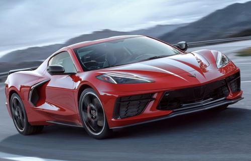 2020款Corvette C8敞篷车配有可伸缩硬顶