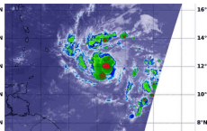 NASA-NOAA卫星在热带风暴Dorian中发现了强降雨能力