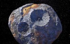 稀有的金属小行星可能会喷出铁水