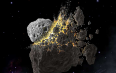 巨大的小行星撞击造成的尘埃导致了一个古老的冰河时代