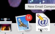 如何为Mac Dock创建新的电子邮件撰写快捷方式
