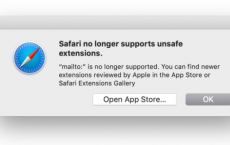 如何绕过Mac OS Mojave中的 Safari不再支持不安全的扩展 错误