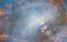 哈勃太空望远镜窥视蟹状星云的心脏