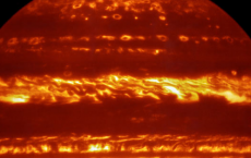 天文学家发布新的红外图像 木星的高分辨率地图