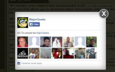 如何阻止MajorGeeks和其他网站上的Facebook弹出窗口