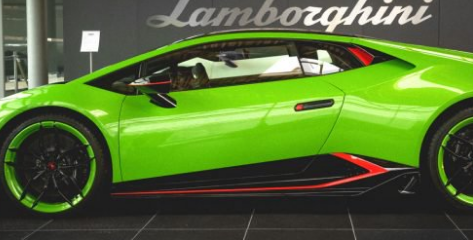 兰博基尼Huracan亮绿色带来了这款超级跑车的另一个方面
