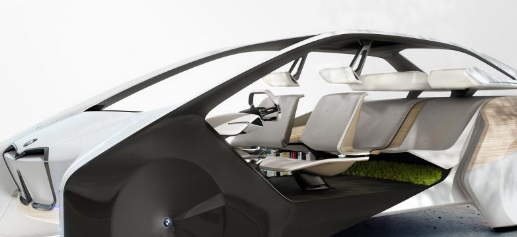 宝马i Inside Future雕塑展示了未来自动驾驶汽车的内饰
