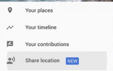 Google Maps现在提供实时位置共享