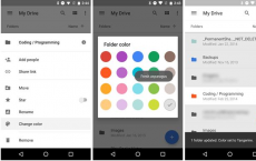 Google云端硬盘的最新版本添加了内联上传和用户可选的彩色文件夹