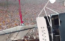 三星SpaceSelfie气球在院子里坠毁被误认为是卫星