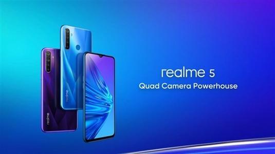 Realme 5今天下午12点在Flipkart Realme在线商店下一个