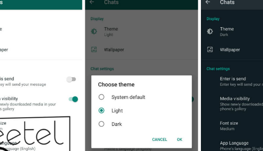 如何在安卓Android上的WhatsApp上启用暗模式 