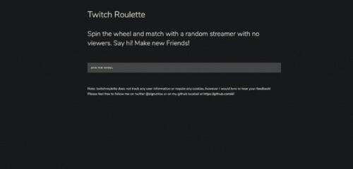 Twitch Roulette让您成为Streams上的观众