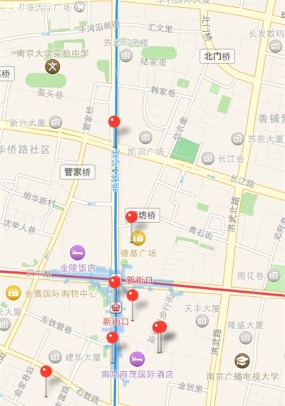 介绍使用苹果系统iOS8自带地图放置大头针