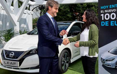 日产汽车本月在欧洲庆祝LEAF汽车的第10万辆交付 
