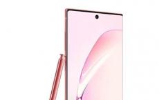 三星Galaxy Note 10渲染让我们看到手机的粉红色变种