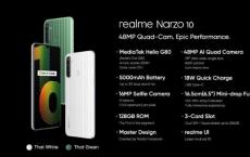 备受期待的Realme Narzo 10和Narzo 10A正式在印度亮相