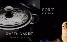 星球大战x Le Creuset系列采用Darth Vader荷兰式烤箱和Porg派格鸟