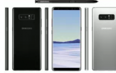 三星Galaxy Note 8现在全屏显示也采用钛银 