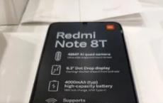 Redmi Note 8T所谓的实时图像重申了对智能手机的NFC支持