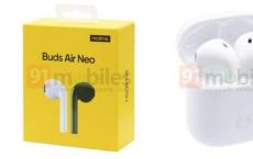 Realme Buds Air Neo的设计和规格在5月25日前发布