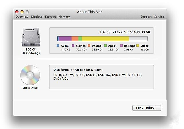 教大家找到并清理Mac电脑其他文件