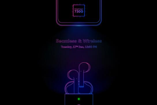 Realme XT 730G和TWS耳机将于12月17日在印度推出