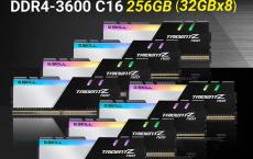 G.Skill为Threadripper 3990X用户提供了256GB内存套件