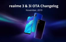 Realme 3和Realme 3i收到了黑暗模式 11月安全补丁等更新