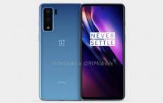 OnePlus 8 Lite渲染显示带有穿孔显示 矩形摄像头模块