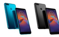 预算图Moto E6在线泄漏 展示黑色和蓝色两种选项