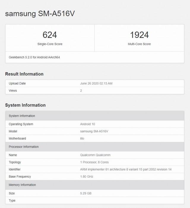 三星Galaxy A51s 5G出现在多个列表中