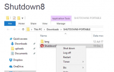 Shutdown8它为您提供了更改Windows PC的电源状态的方法