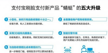 支付宝问答:如何用支付宝蜻蜓刷脸？