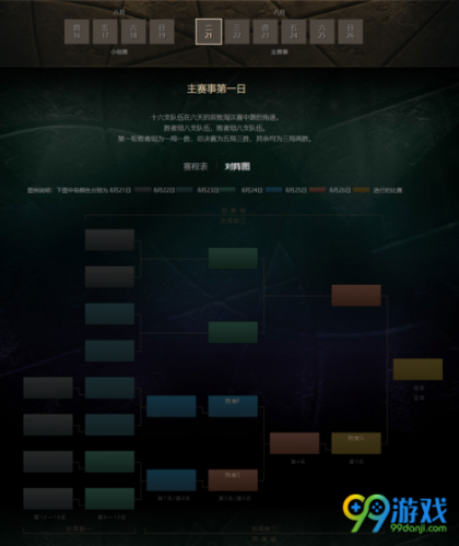 DOTA2国际邀请赛TI8赛程表 DOTA2国际邀请赛TI8赛程一览