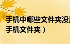 手机中哪些文件夹没用可以删（如何彻底清除手机文件夹）