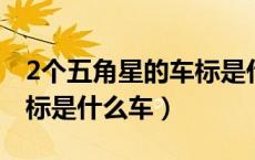 2个五角星的车标是什么车（两个五角星的车标是什么车）