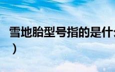 雪地胎型号指的是什么（雪地胎型号代表什么）