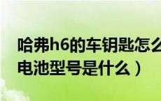 哈弗h6的车钥匙怎么换电池（哈弗h6车钥匙电池型号是什么）