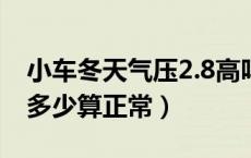 小车冬天气压2.8高吗（冬天汽车气压一般在多少算正常）