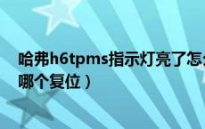 哈弗h6tpms指示灯亮了怎么复位（tpms灯亮怎么消除 按哪个复位）