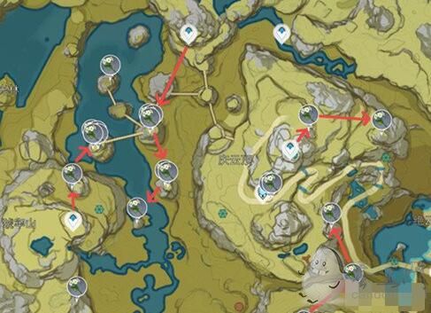 原神清心分布图 申鹤甘雨魈突破材料/清心采集点位置分布图