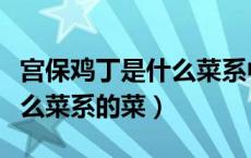 宫保鸡丁是什么菜系中的名菜（宫保鸡丁是什么菜系的菜）