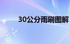 30公分雨刷图解（30公分有多长）