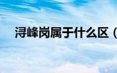 浔峰岗属于什么区（浔峰岗属于哪个区）