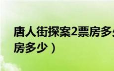 唐人街探案2票房多少回本（唐人街探案2票房多少）