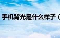 手机背光是什么样子（手机背光是什么意思）