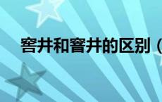窖井和窨井的区别（窖井和窨井的区别）