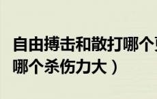自由搏击和散打哪个更厉害（自由搏击和散打哪个杀伤力大）