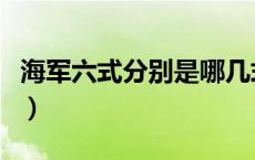 海军六式分别是哪几式（海军六式分别是什么）
